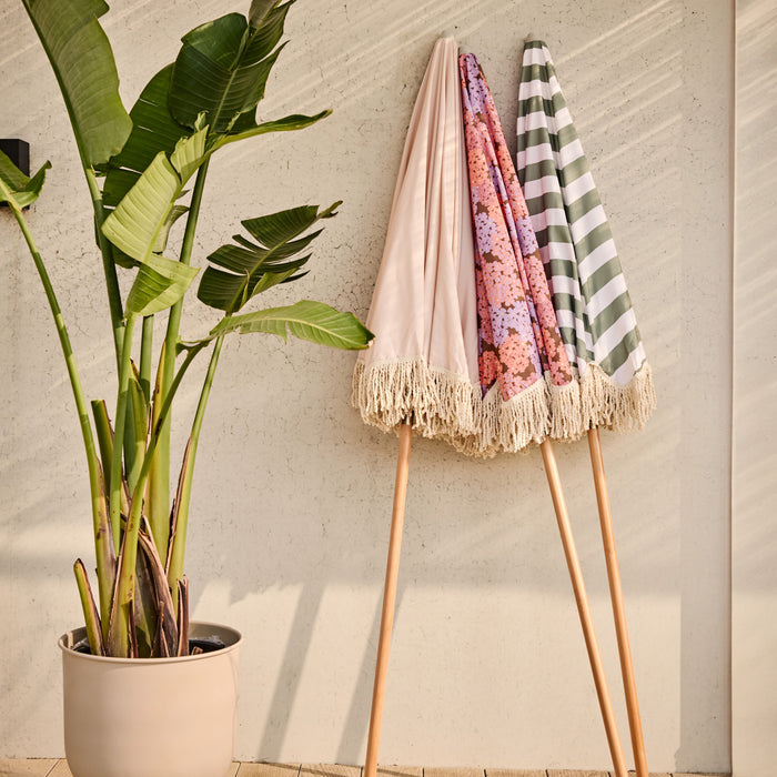 by fonQ basic Tassel Parasol Ø 200 cm - Petit Fleurs