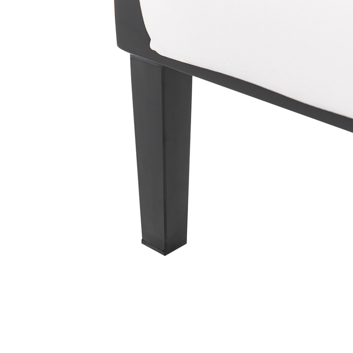 Beliani - MONTEFALCO - Tuinbank 3-zits - Wit - Aluminium