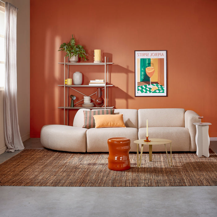 by fonQ Move 2,5-zitsbank - Ronding Links - Zand