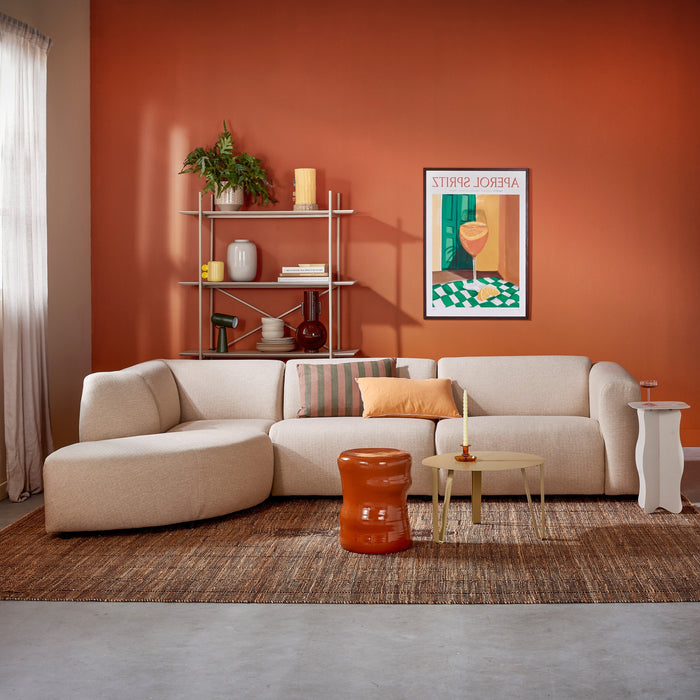 by fonQ Move Hoekbank Links - Ronde Hoek - Zand