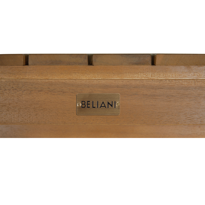 Beliani-TIMOR II-Salontafel-Lichte houtkleur-Gecertificeerd Acaciahout