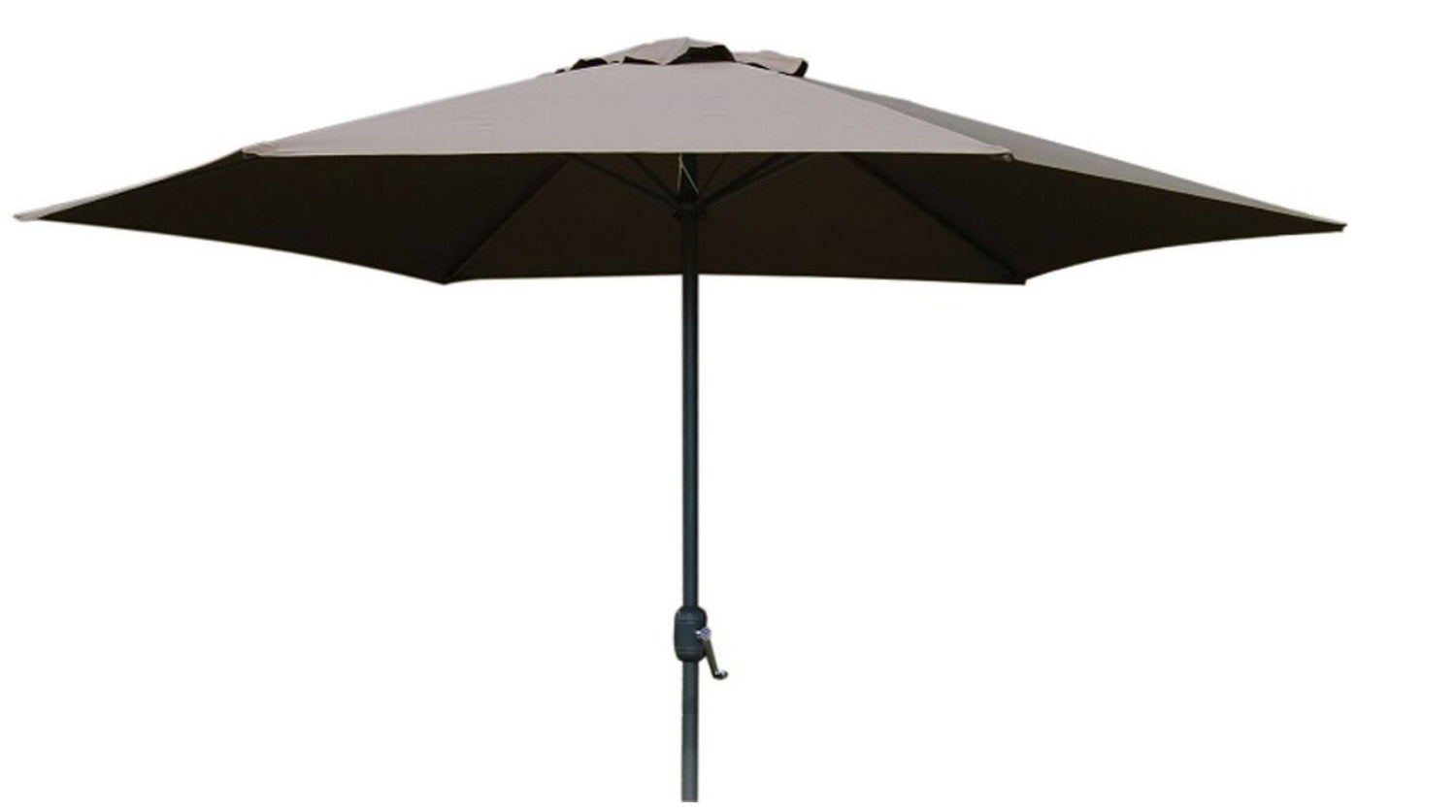 Parasol Luxe 6-ribs - Ø 300cm - taupe