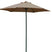 Parasol rond - Ø 200cm - taupe