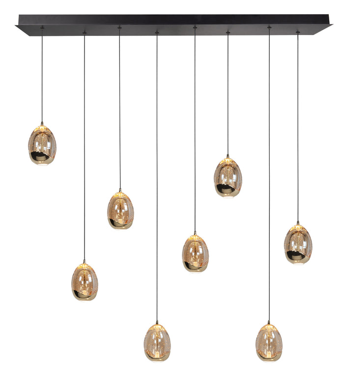 Highlight Hanglamp Golden Egg 8 Lichts Led