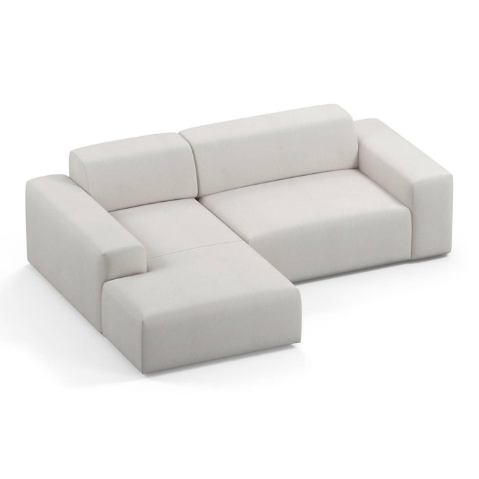 NADUVI Collection Nina Hoekbank Links - Linnen - Crème