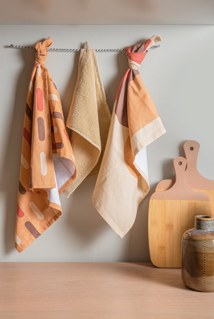 present time - Snijplank set Gourmet - Bruin - 23x38 cm