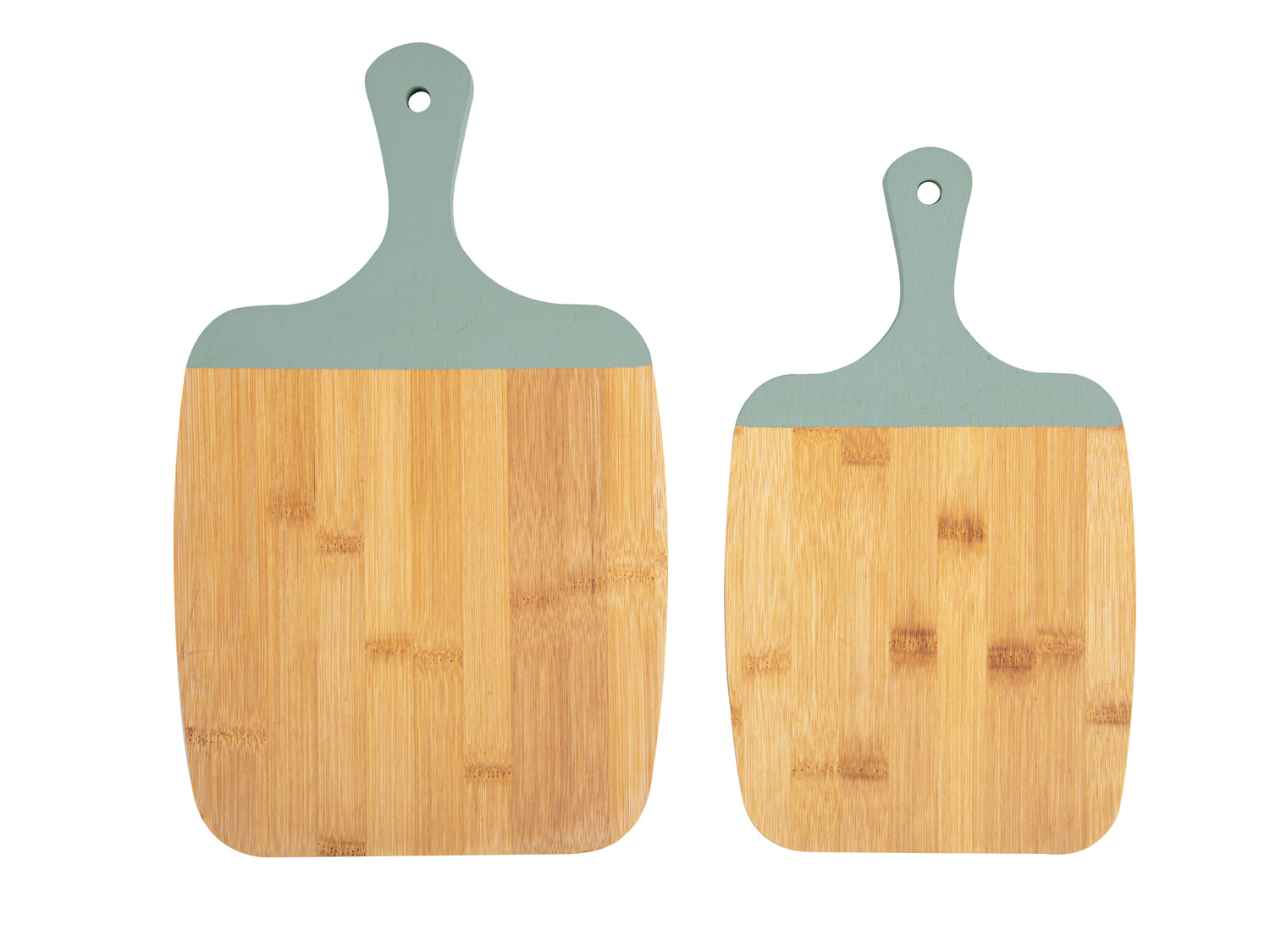 present time - Snijplank set Gourmet - Groen - 23x38 cm