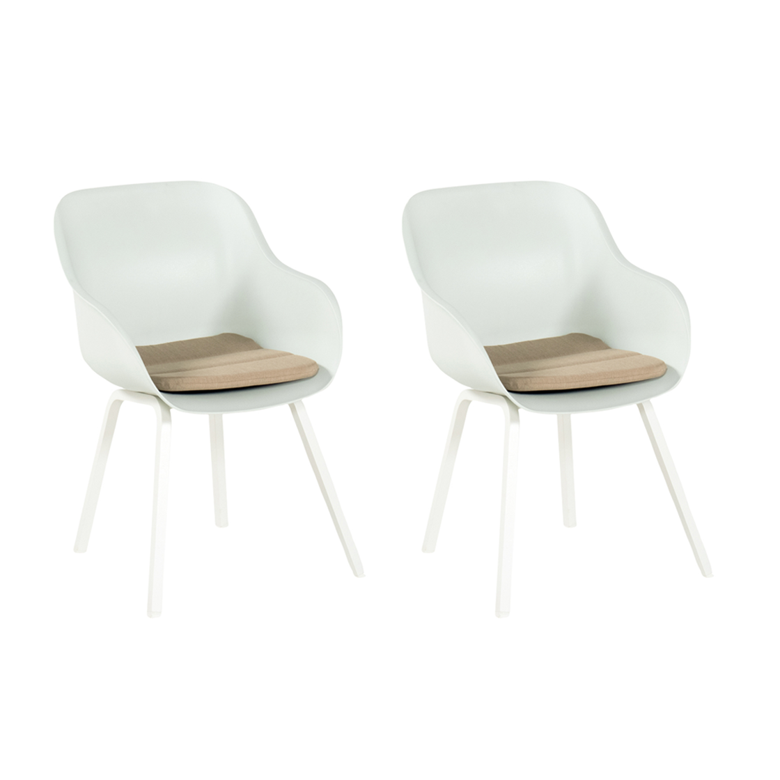 Hartman Le Soleil Tuinstoel Set van 2 - Wit