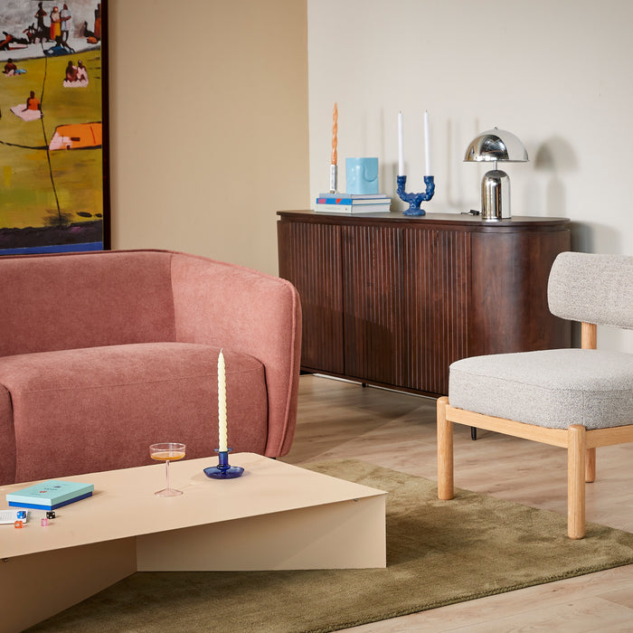 by fonQ Bulb Mushroom Tafellamp Ø 25 cm - Chroom