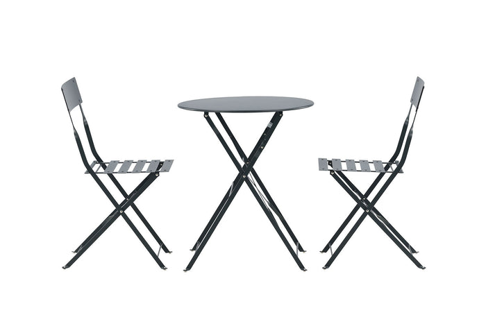 Rebellenclub Basil Inklapbare Tuinset - Donker Grijs