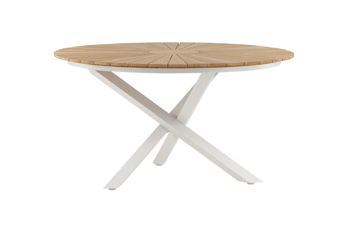 Rebellenclub Tonga Tuintafel - ø140cm - Wit