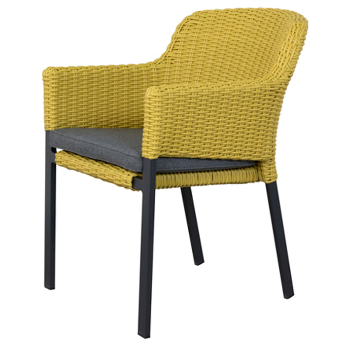 Hartman Cairo tuinstoel xerix - yellow - inclusief kussen
