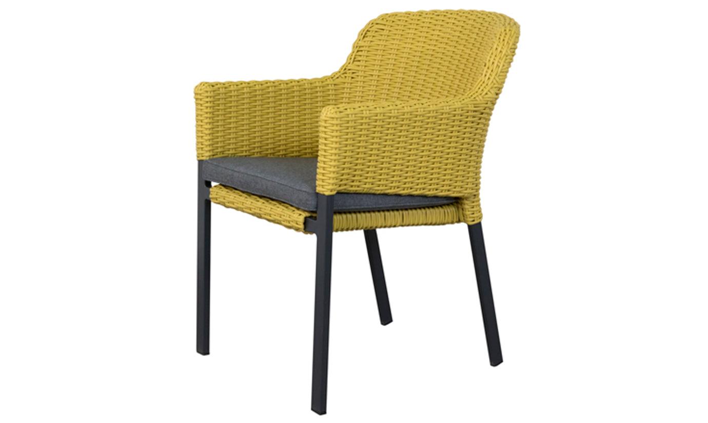 Hartman Cairo tuinstoel xerix - yellow - inclusief kussen
