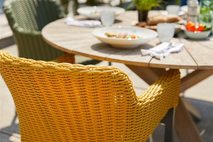 Hartman Cairo tuinstoel xerix - yellow - inclusief kussen