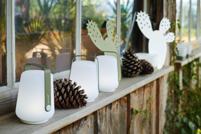Fermob Balad outdoor tafellampjes - set van 3 - H13,5 cm - Cactus