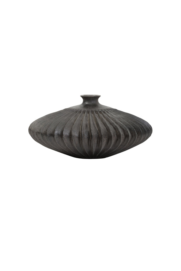 Light & Living Light&living Vaas deco Ø29,5x14,5 cm BOCONO roest bruin