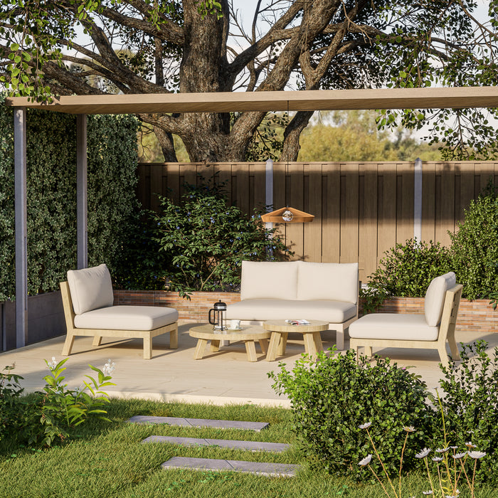 by fonQ Chubbers Loungeset - 2-Zitsbank en Tuinstoelen