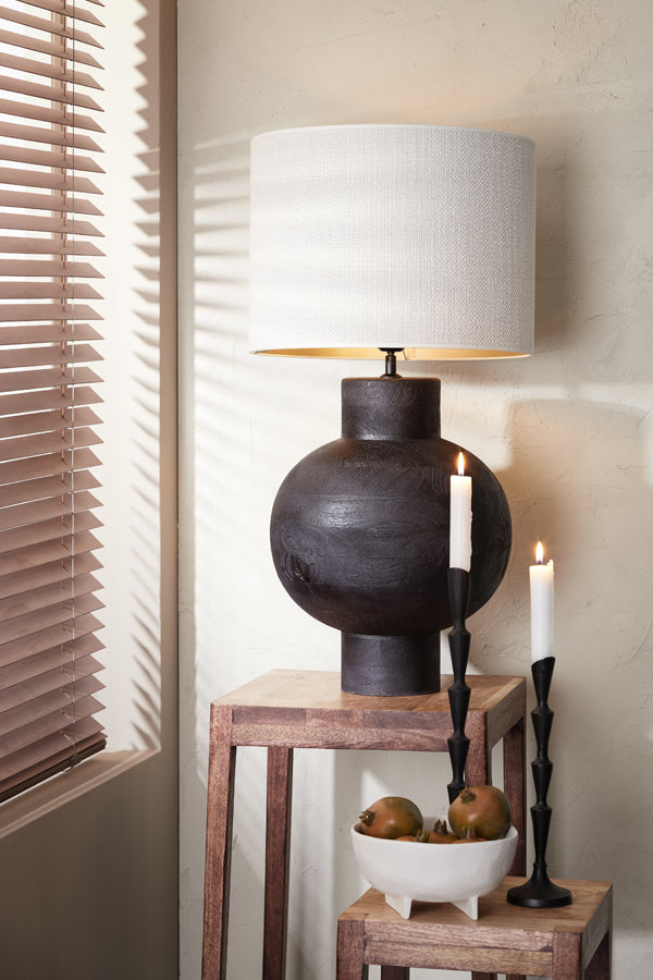 Light & Living Light&living Kap cilinder 40-40-30 cm SAVERNA eiwit