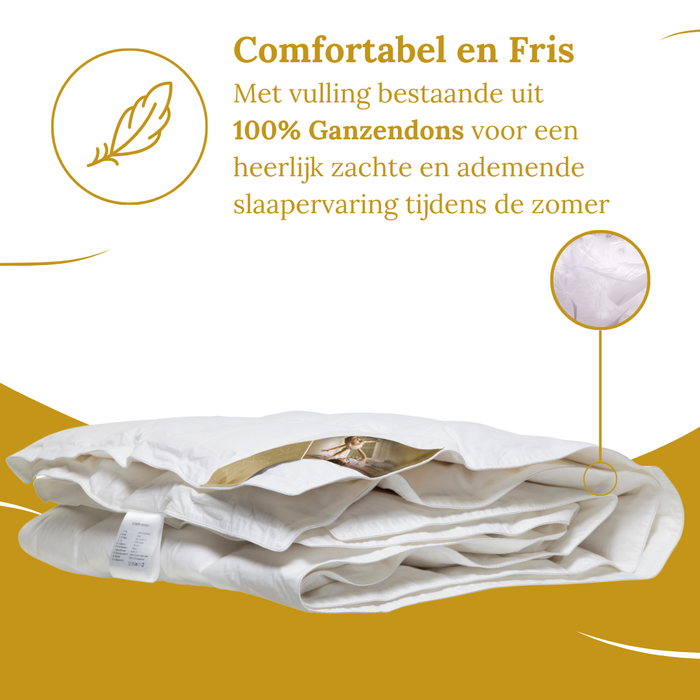 Ten Cate Dekbed - 100% Ganzendonzen Zomerdekbed 140x200 cm