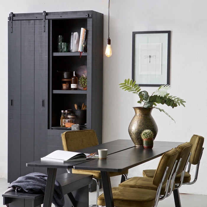 vtwonen Slide Barn Opbergkast - Zwart