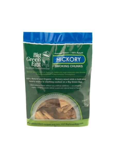 Big Green Egg - Rookchunks hickory Big Green Egg