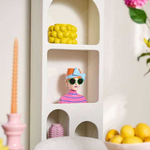 Light & Living Light&living Vaas deco Ø24,5x18 cm LEMON geel