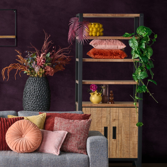 Light & Living Light&living Vaas deco Ø24,5x18 cm LEMON geel