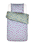 Essenza Zesty cherry Dekbedovertrek 140 x 220 cm - Ijsblauw