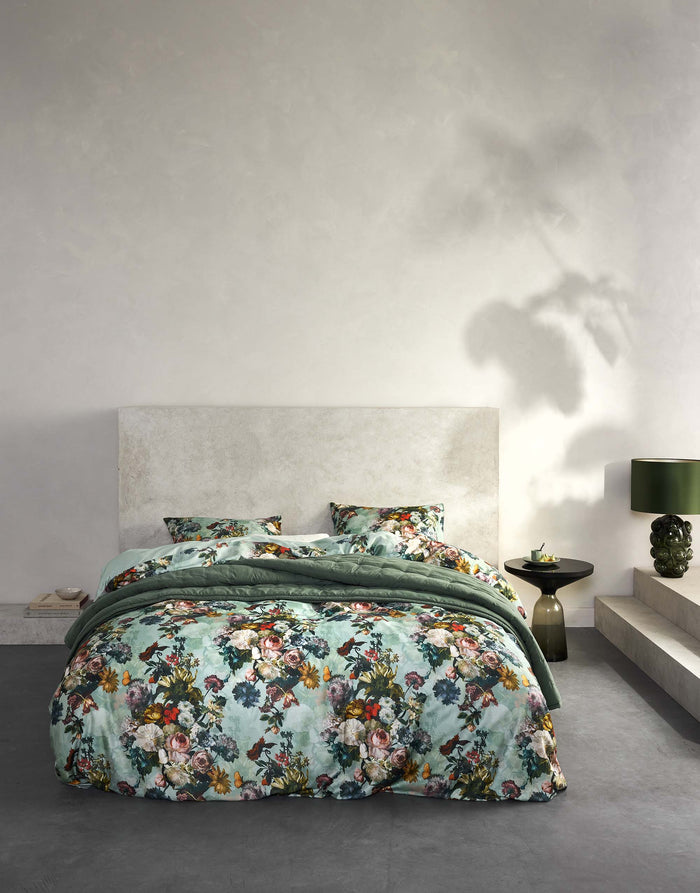 Essenza Karli Dekbedovertrek 140 x 220 cm - Mineral green