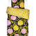 Essenza Bloom with a view Dekbedovertrek 140 x 220 cm - Zwart