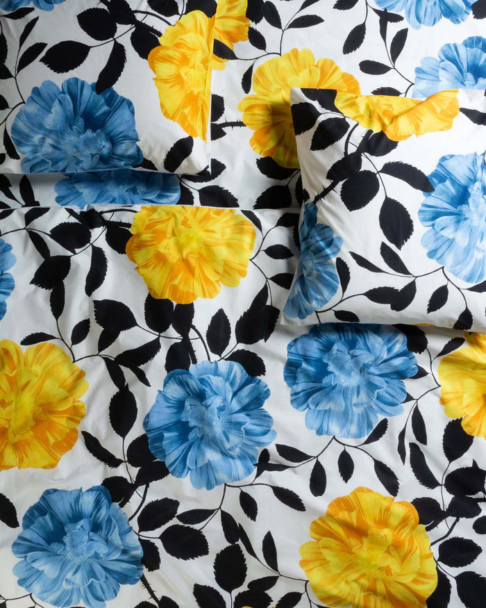 Essenza Bloom with a view Dekbedovertrek 140 x 220 cm - Bright white