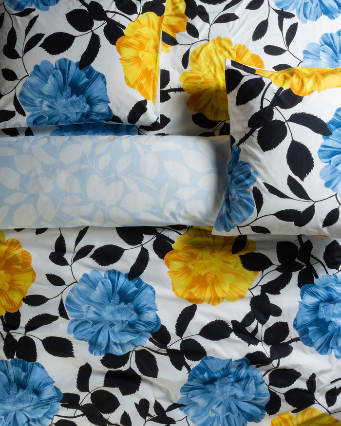 Essenza Bloom with a view Dekbedovertrek 140 x 220 cm - Bright white