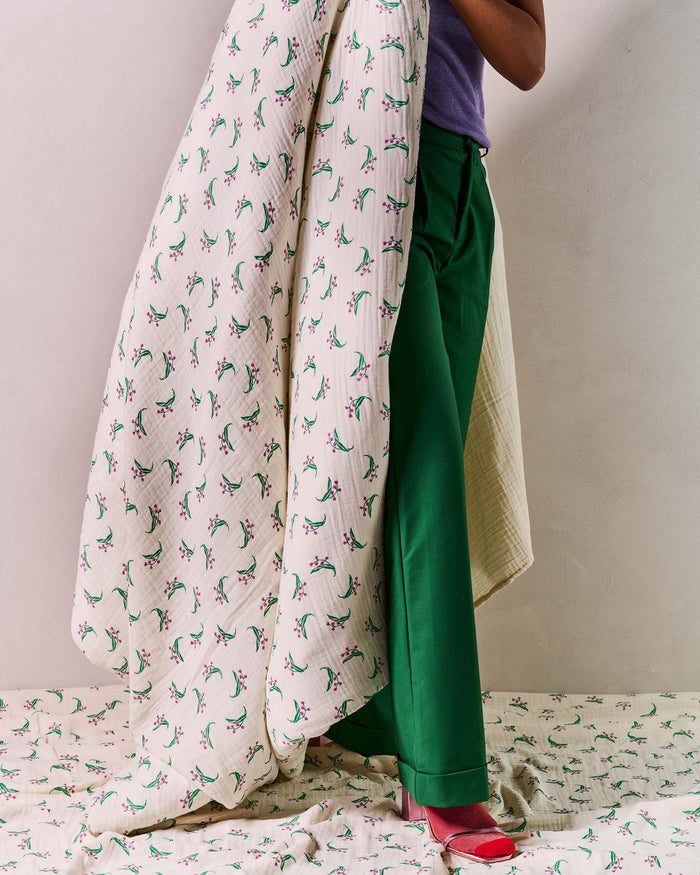 Essenza Lily melody Dekbedovertrek 200 x 220 cm - Tofu taupe