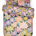 Essenza Flower fling Dekbedovertrek 200 x 220 cm - Zwart