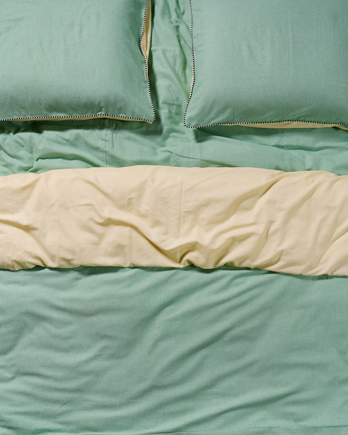 Essenza Pied de cool Dekbedovertrek 240 x 220 cm - Simply green