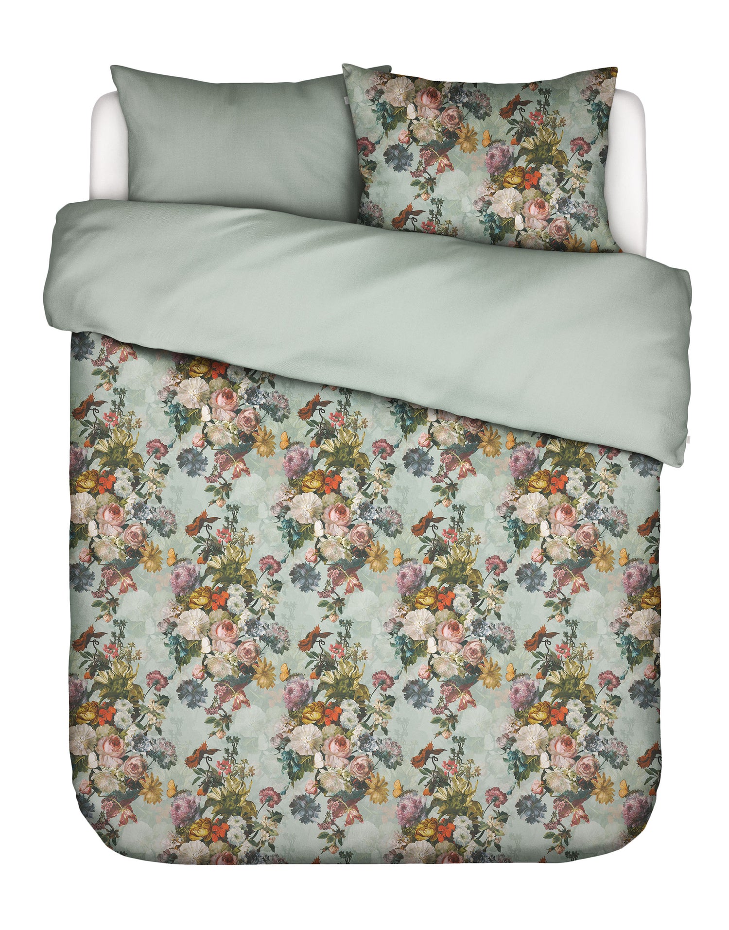 Essenza Karli Dekbedovertrek 260 x 220 cm - Mineral green