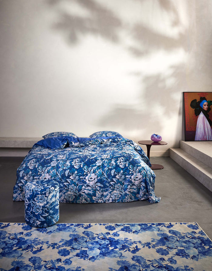 Essenza Yfke Dekbedovertrek 260 x 220 cm - Cobalt blue