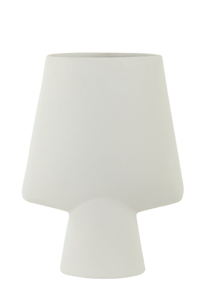 Light&living Vaas deco 30,5x15,5x40,5 cm CIARA keramiek crème