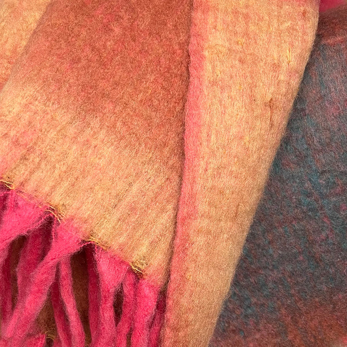 Malagoon Zapotec Plaid - Soft Pink