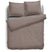 Elegance Dekbedovertrek Uni Percal Katoen Met Bies taupe