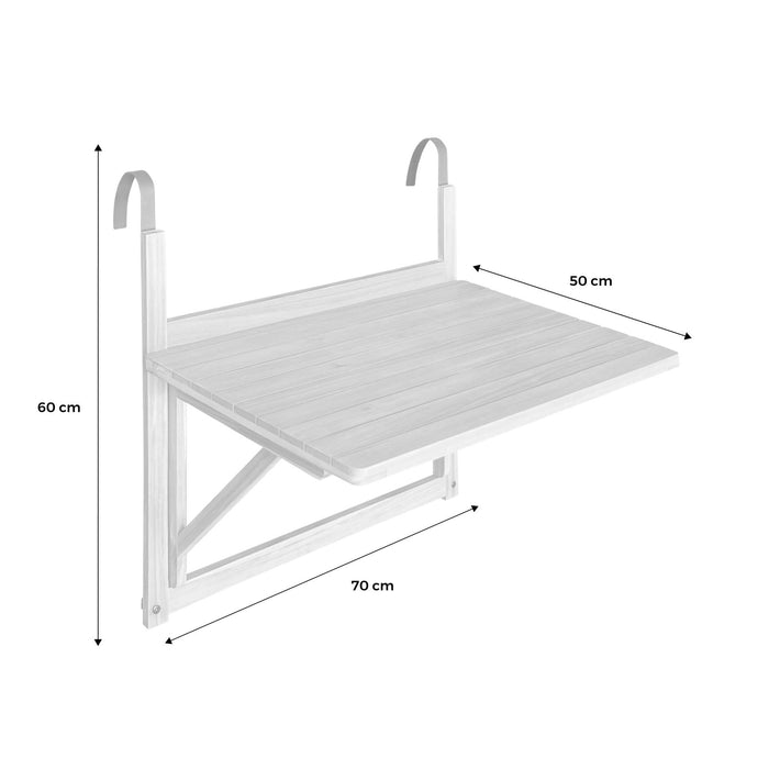 sweeek - Bijzettafel, 70x50cm