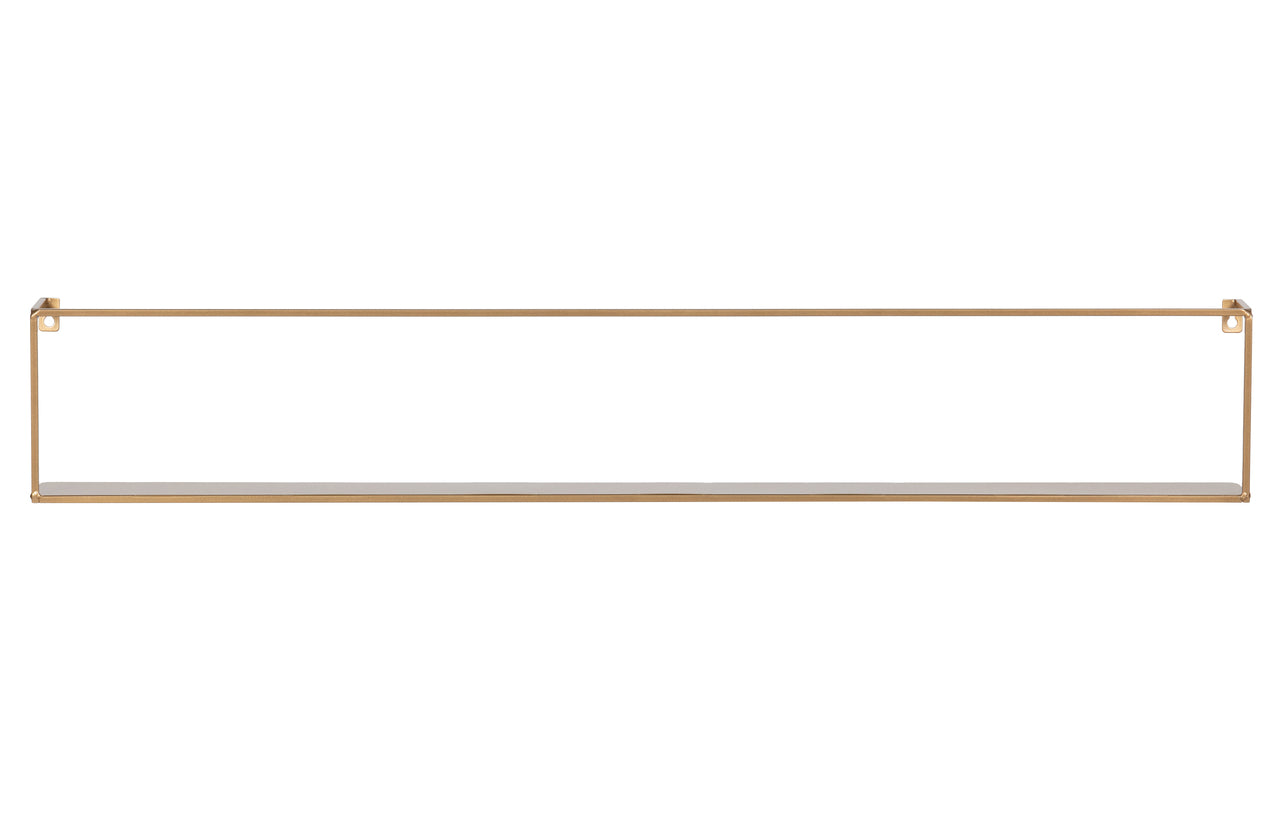 Woood  Meert Metalen Wandplank 100 cm Goud