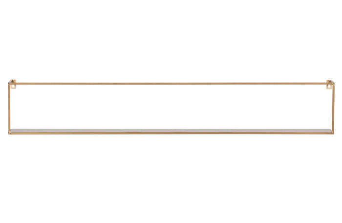 Woood  Meert Metalen Wandplank 100 cm Goud