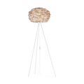 Umage Eos Medium vloerlamp light brown - met tripod wit - Ø 45 cm