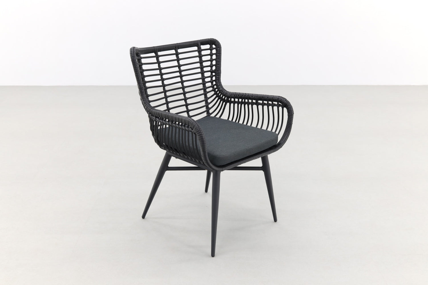 VDG Jasmine black|Rome grey 240 cm. tuinset - 7-delig