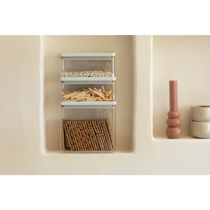 Brabantia Tasty+ Voorraadbussen - Stapelbaar - 1,5 + 1,5 + 3,5 l