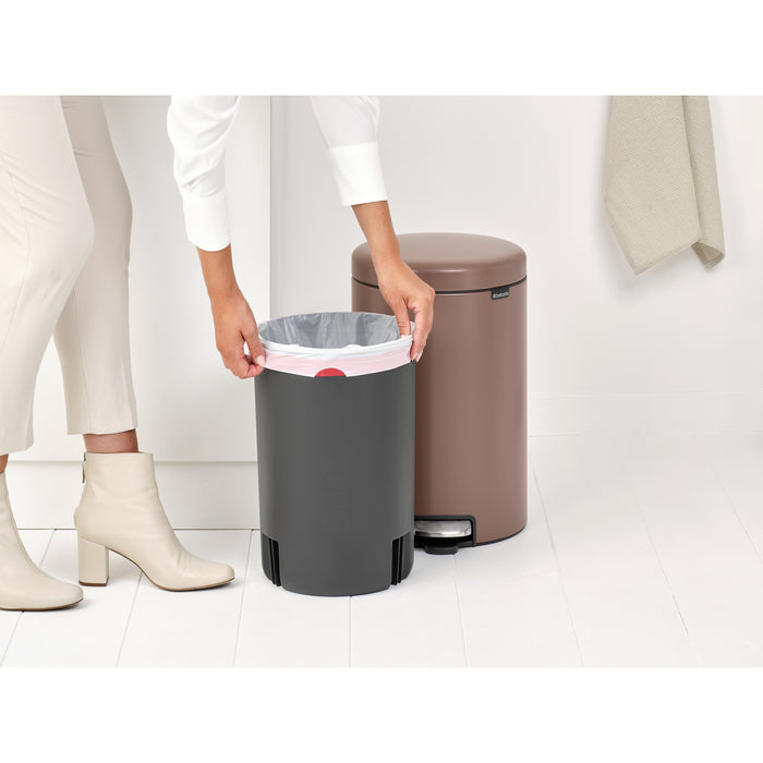 Brabantia NewIcon Pedaalemmer 20 L - Satin Taupe