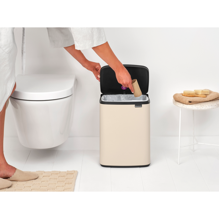 Brabantia Bo Prullenbak 12 L- Soft Beige