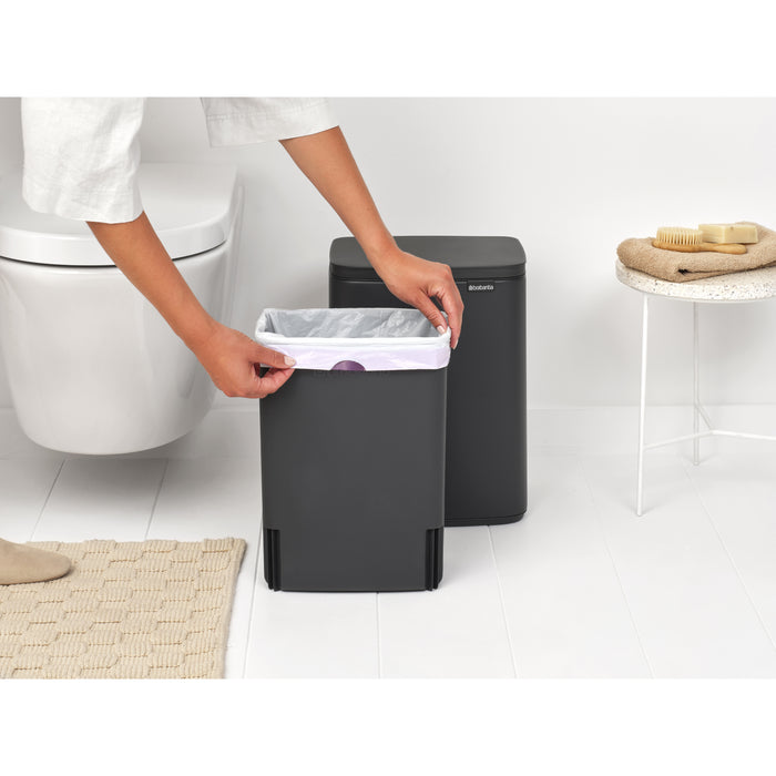 Brabantia Bo Prullenbak 12 L - Mineral Infinite Grey