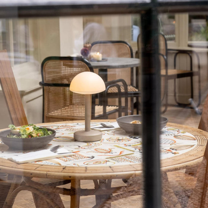 Humble Bug Oplaadbare Tafellamp - Beige Frosted